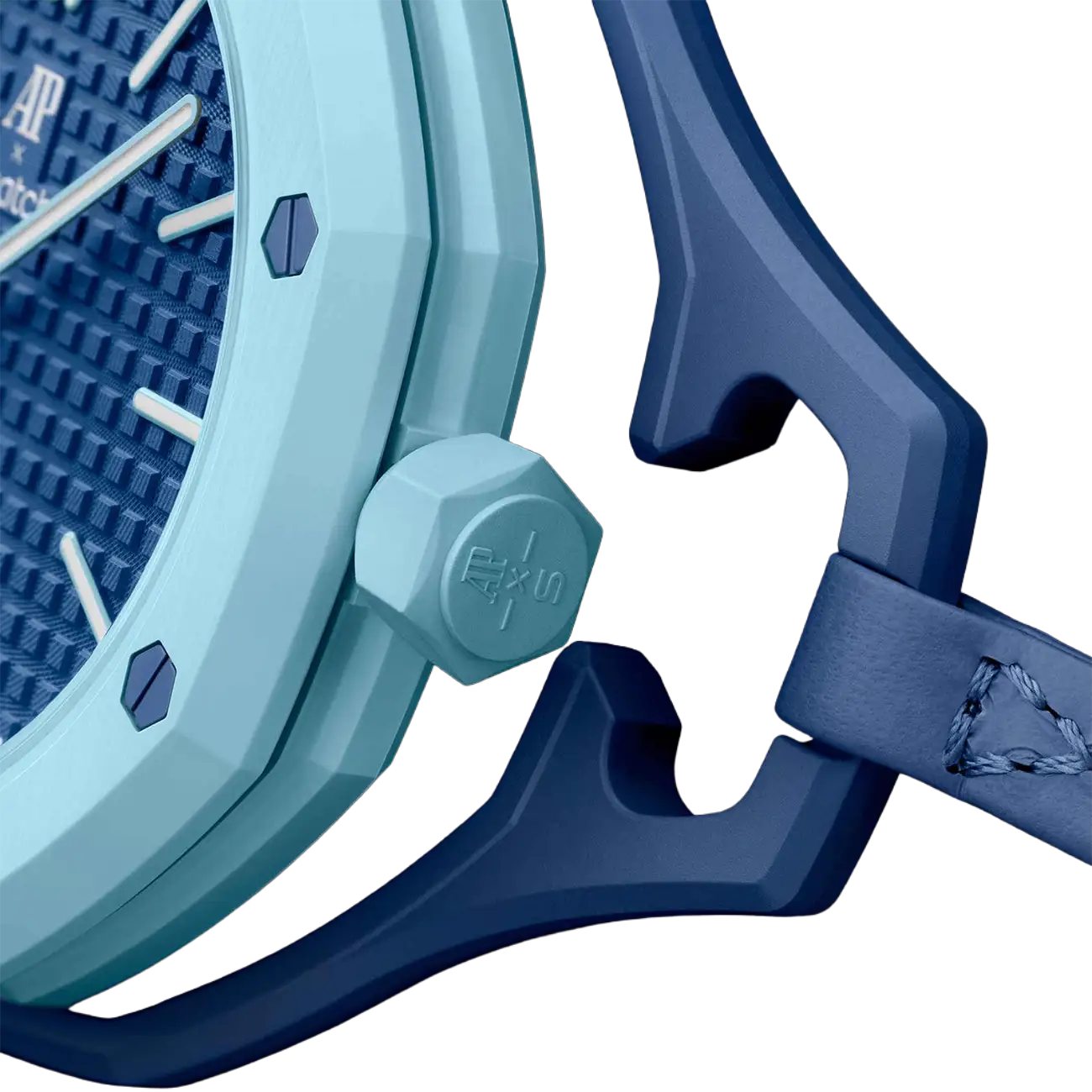 Swatch Audemars Piguet Royal Pop Collection Pocket Watch Blaue Acht