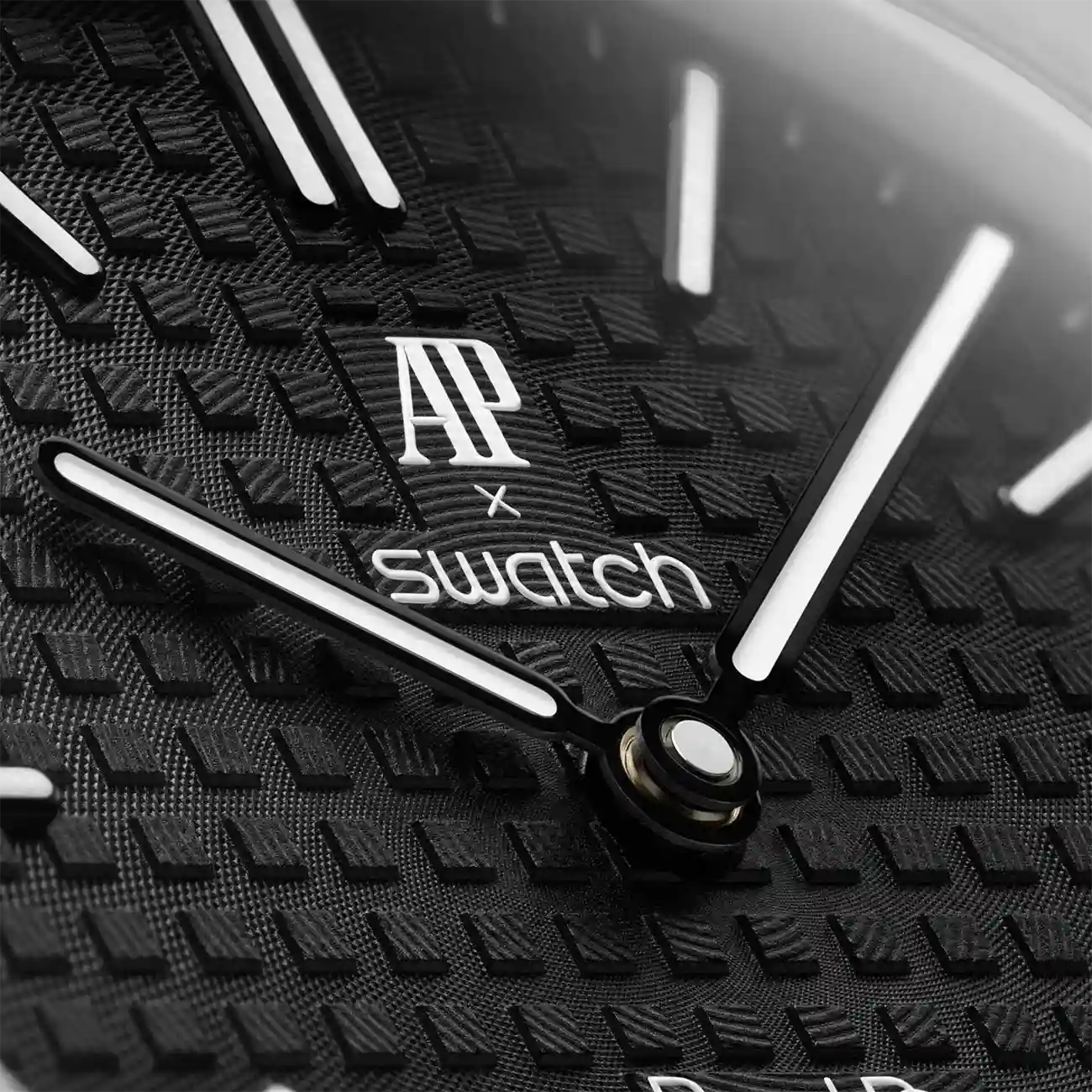 Swatch Audemars Piguet Royal Pop Collection Pocket Watch Ocho Negro