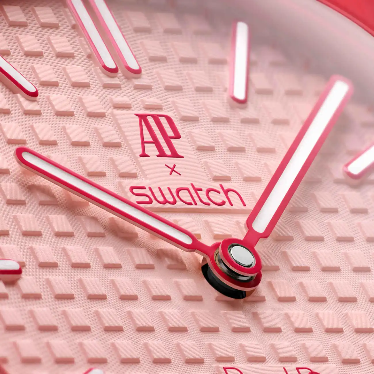 Swatch Audemars Piguet Royal Pop Collection Pocket Watch Otto Rosso