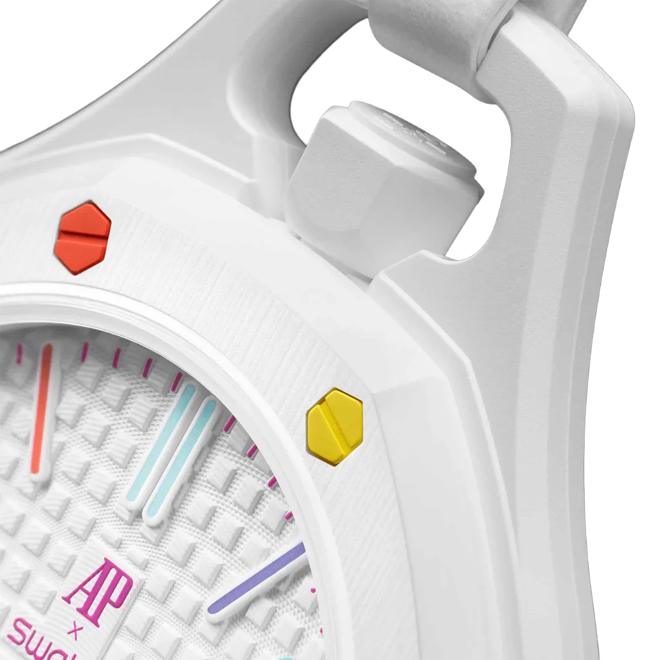 Swatch Audemars Piguet Royal Pop Collection Pocket Watch Huit Blanc