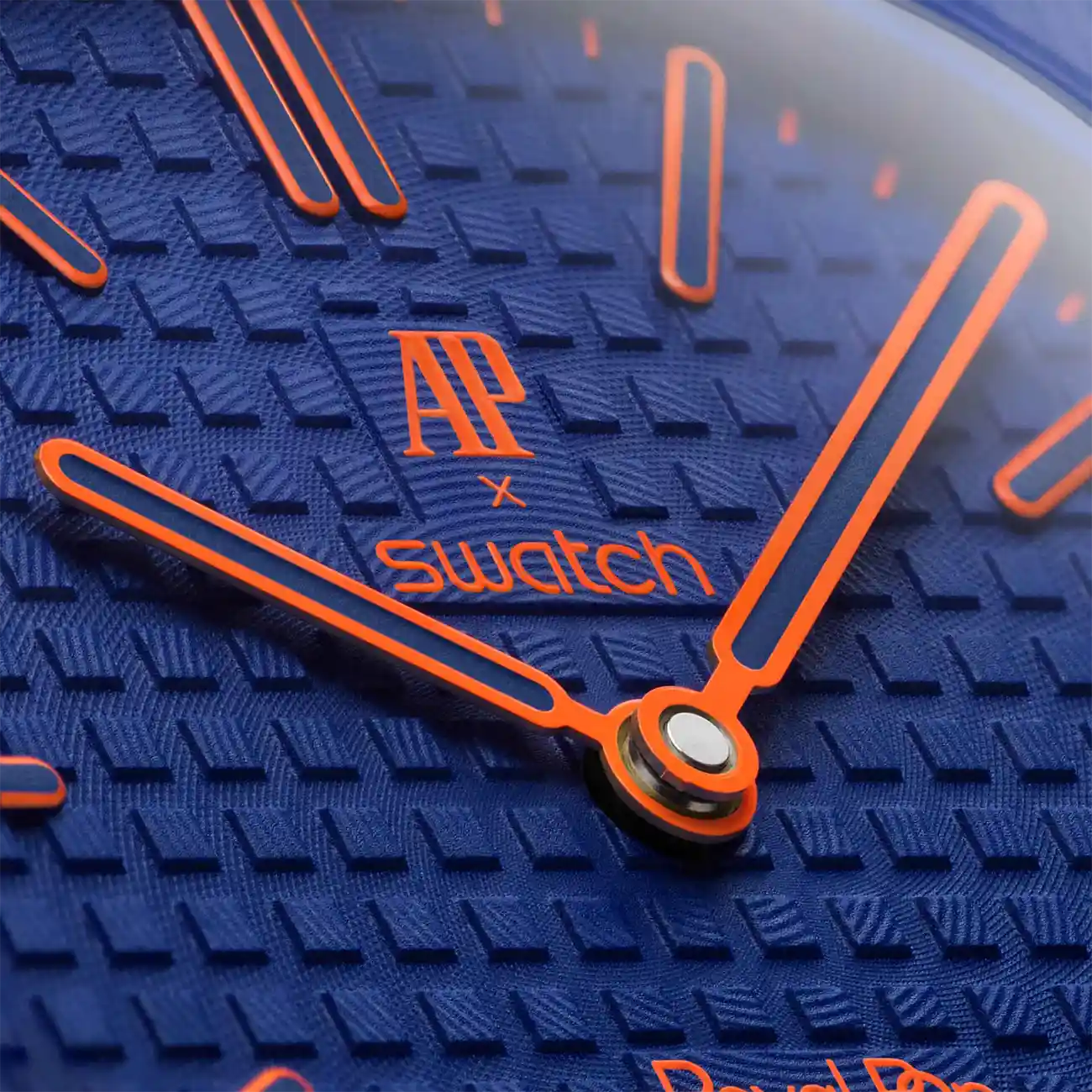 Swatch Audemars Piguet Royal Pop Collection Pocket Watch Orenji Hachi