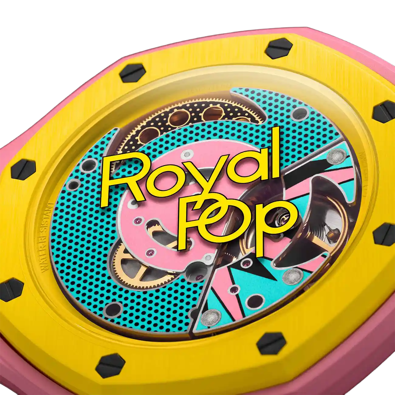 Swatch Audemars Piguet Royal Pop Collection Watch Pocket OTG Roz